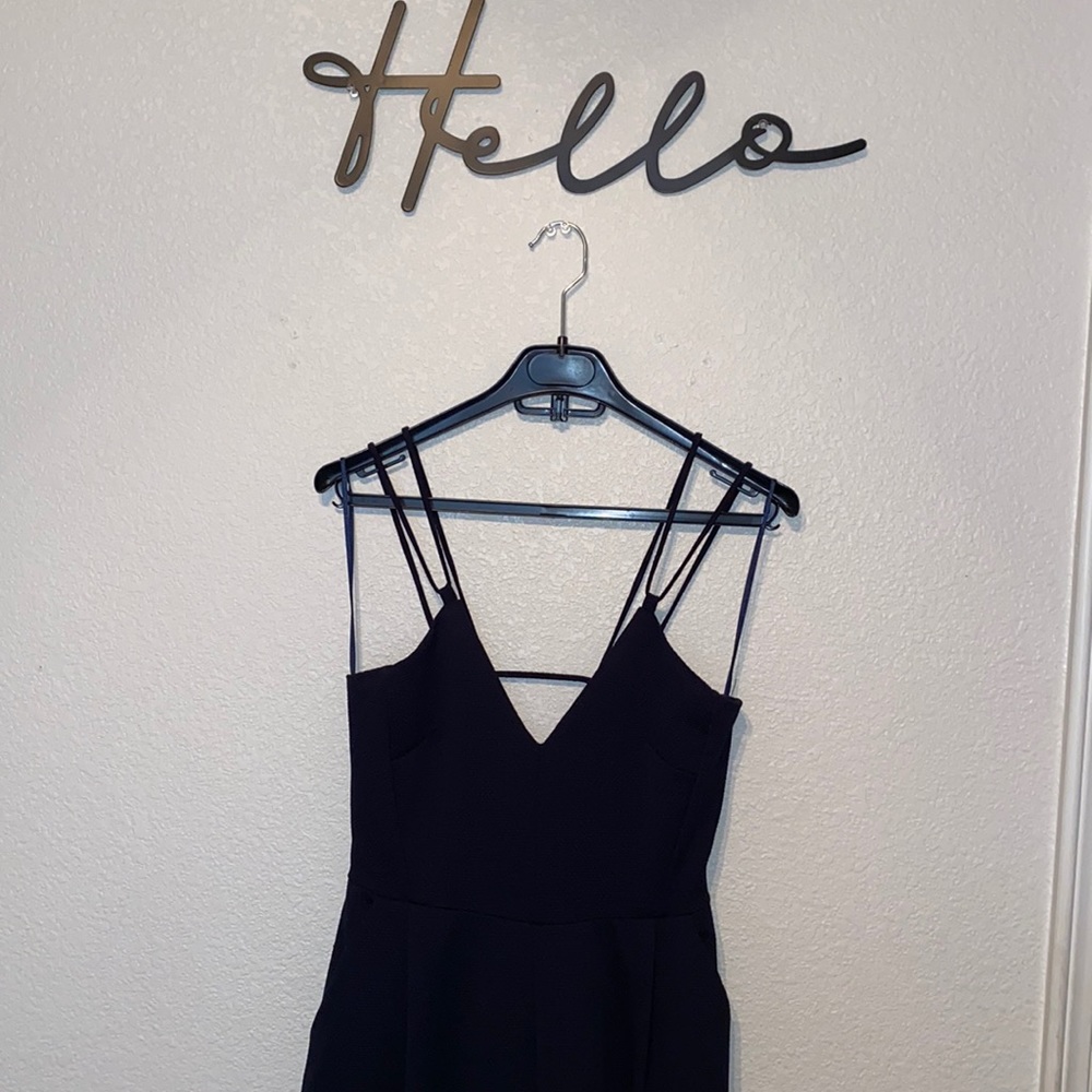 Zara navy blue jumpsuit.